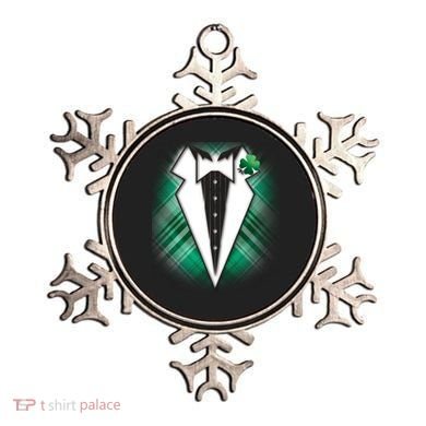 Cool St. Patrick's Day Tuxedo Irish Tux Ornament