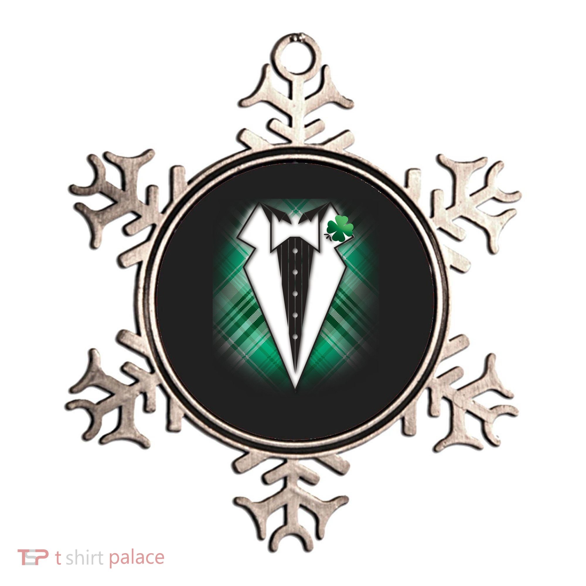 Cool St. Patrick's Day Tuxedo Irish Tux Ornament