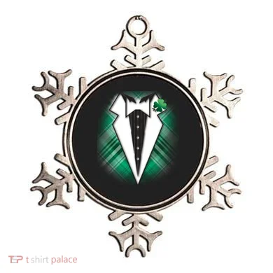 Cool St. Patrick's Day Tuxedo Irish Tux Ornament