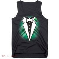Cool St. Patrick's Day Tuxedo Irish Tux Tank Top thumb 0