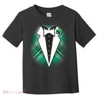 Cool St. Patrick's Day Tuxedo Irish Tux Toddler T-Shirt thumb 0