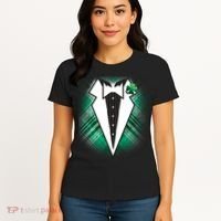 Cool St. Patrick's Day Tuxedo Irish Tux Women's T-Shirt thumb 4