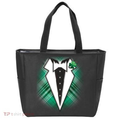 Cool St. Patrick's Day Tuxedo Irish Tux Bag