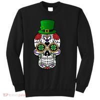 Cool St Patricks Day Irish Day Of The Dead Skull Sweatshirt thumb 0