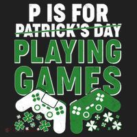 Cool St Patrick's Day P Is For Playing Games   Golf Towel thumb 3