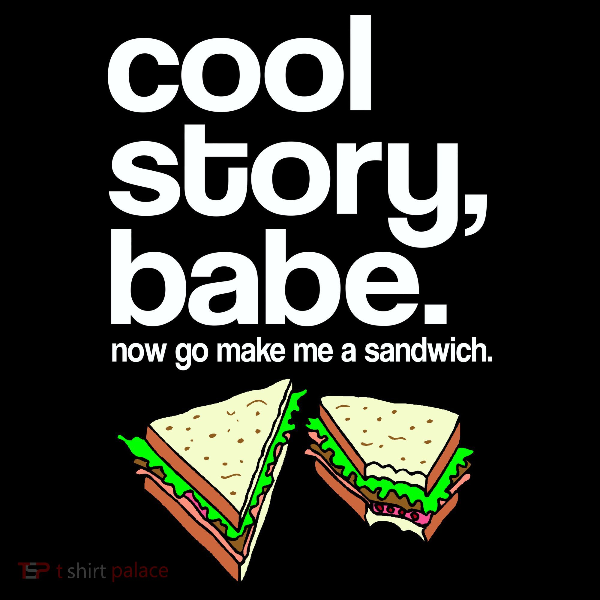 Cool Story Babe Now Make Me a Sandwich Coaster