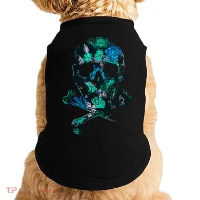 Cool Summer Graphic Skull Doggie Tank