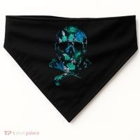 Cool Summer Graphic Skull USA-Made Doggie Bandana thumb 0