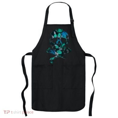 Cool Summer Graphic Skull Apron