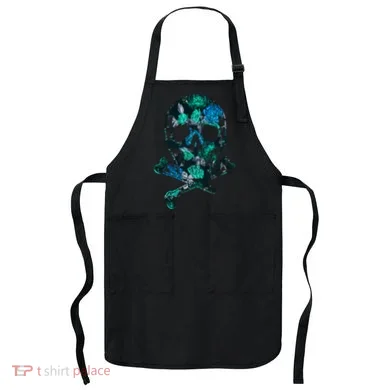 Cool Summer Graphic Skull Apron
