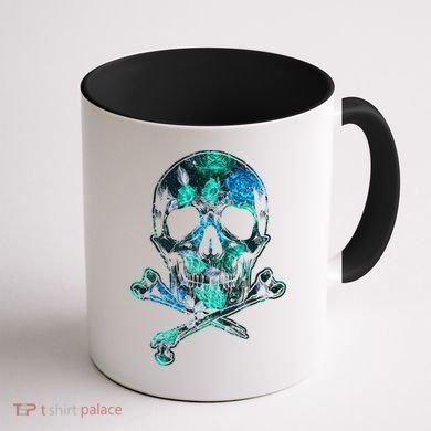 Cool Summer Graphic Skull Coffee Mug back