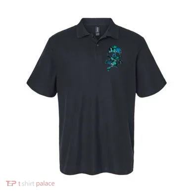 Cool Summer Graphic Skull Polo