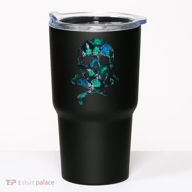 Cool Summer Graphic Skull Tumbler