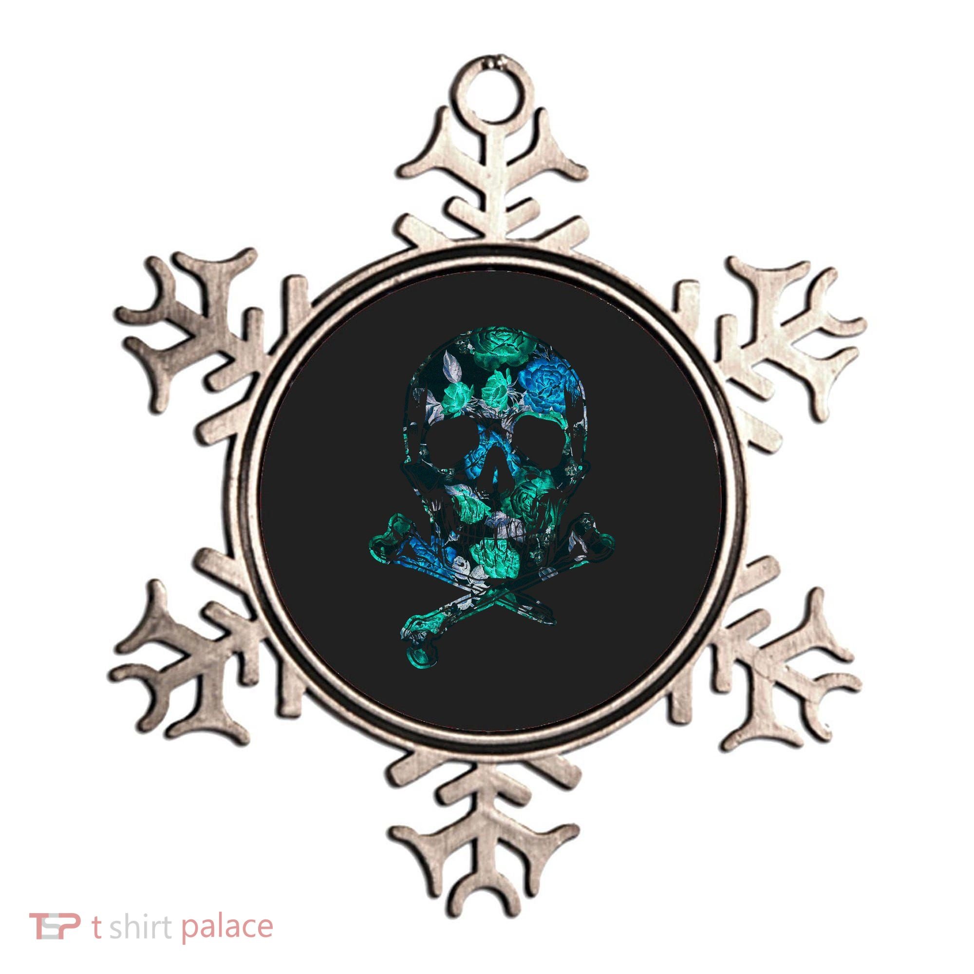 Cool Summer Graphic Skull Ornament