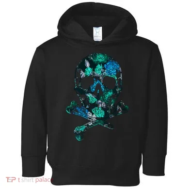 Cool Summer Graphic Skull Toddler Hoodie