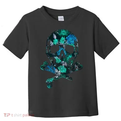 Cool Summer Graphic Skull Toddler T-Shirt
