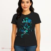 Cool Summer Graphic Skull Women's T-Shirt thumb 4