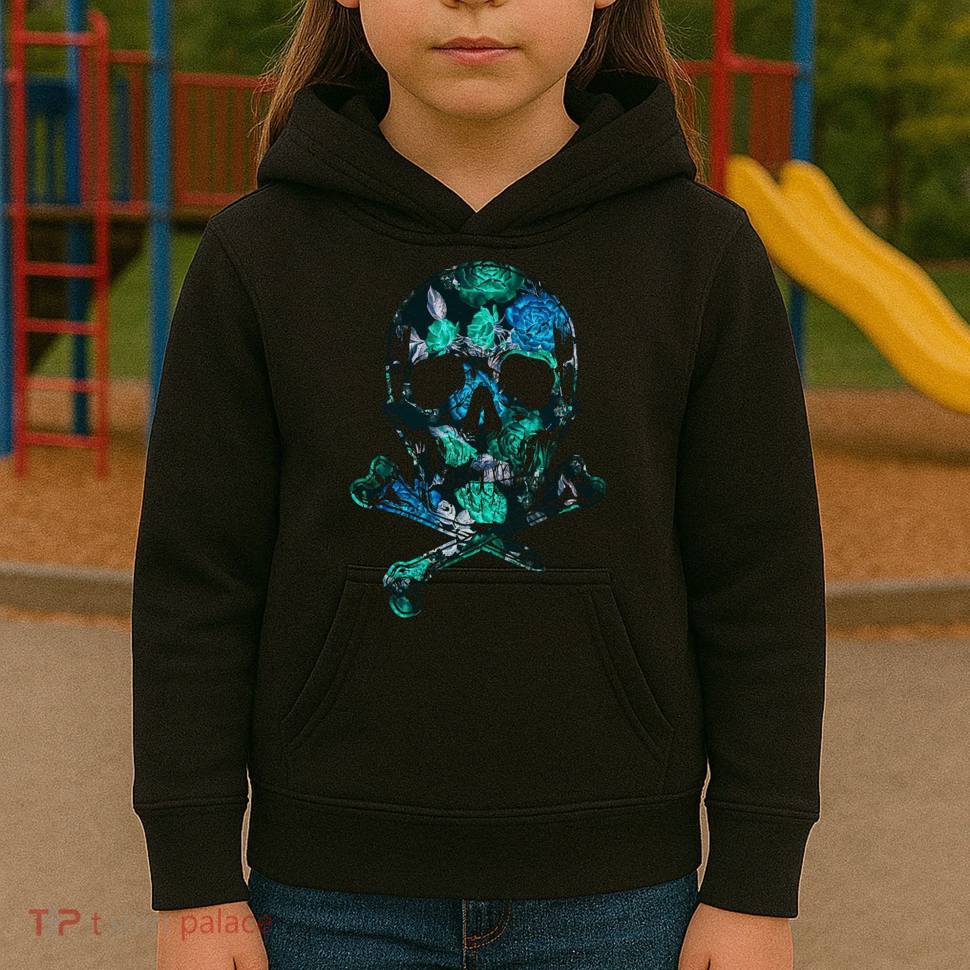 Cool Summer Graphic Skull Kids Hoodie
