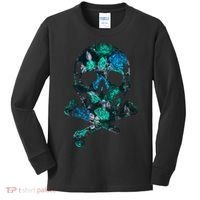 Cool Summer Graphic Skull Kids Long Sleeve Shirt thumb 0