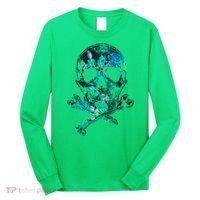 Cool Summer Graphic Skull Long Sleeve Shirt thumb 0