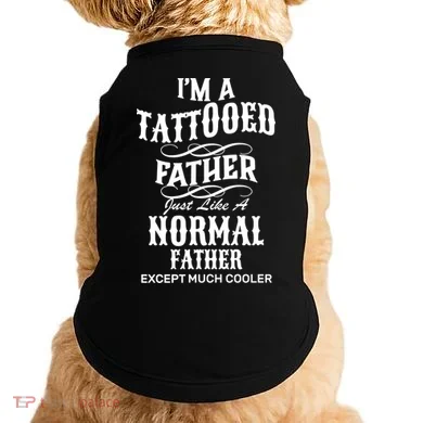 Cool Tattooed Father Doggie Tank