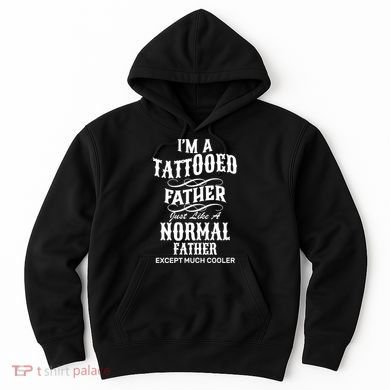 Cool Tattooed Father Hoodie