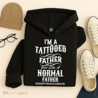 Cool Tattooed Father Hoodie thumb 4