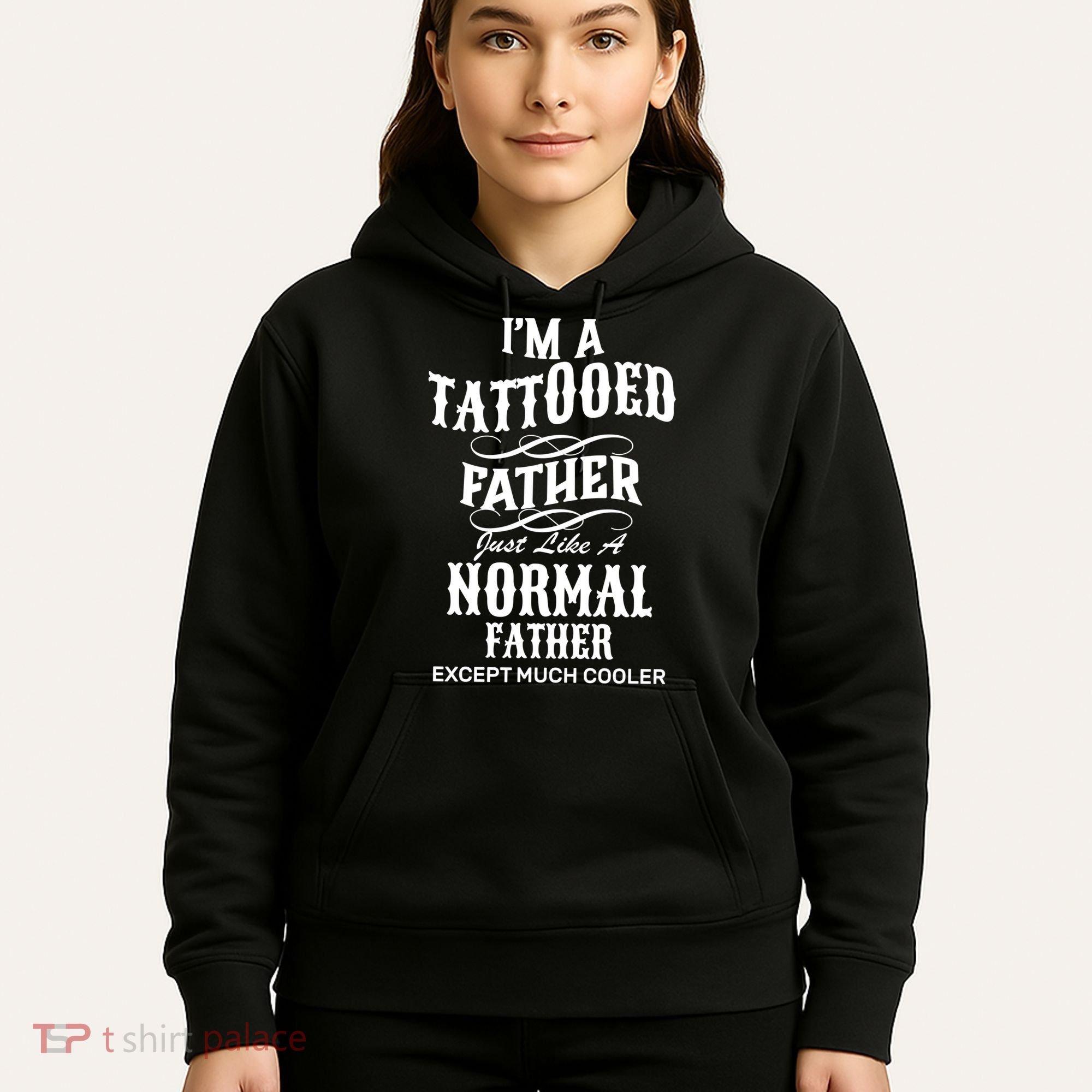 Cool Tattooed Father Hoodie