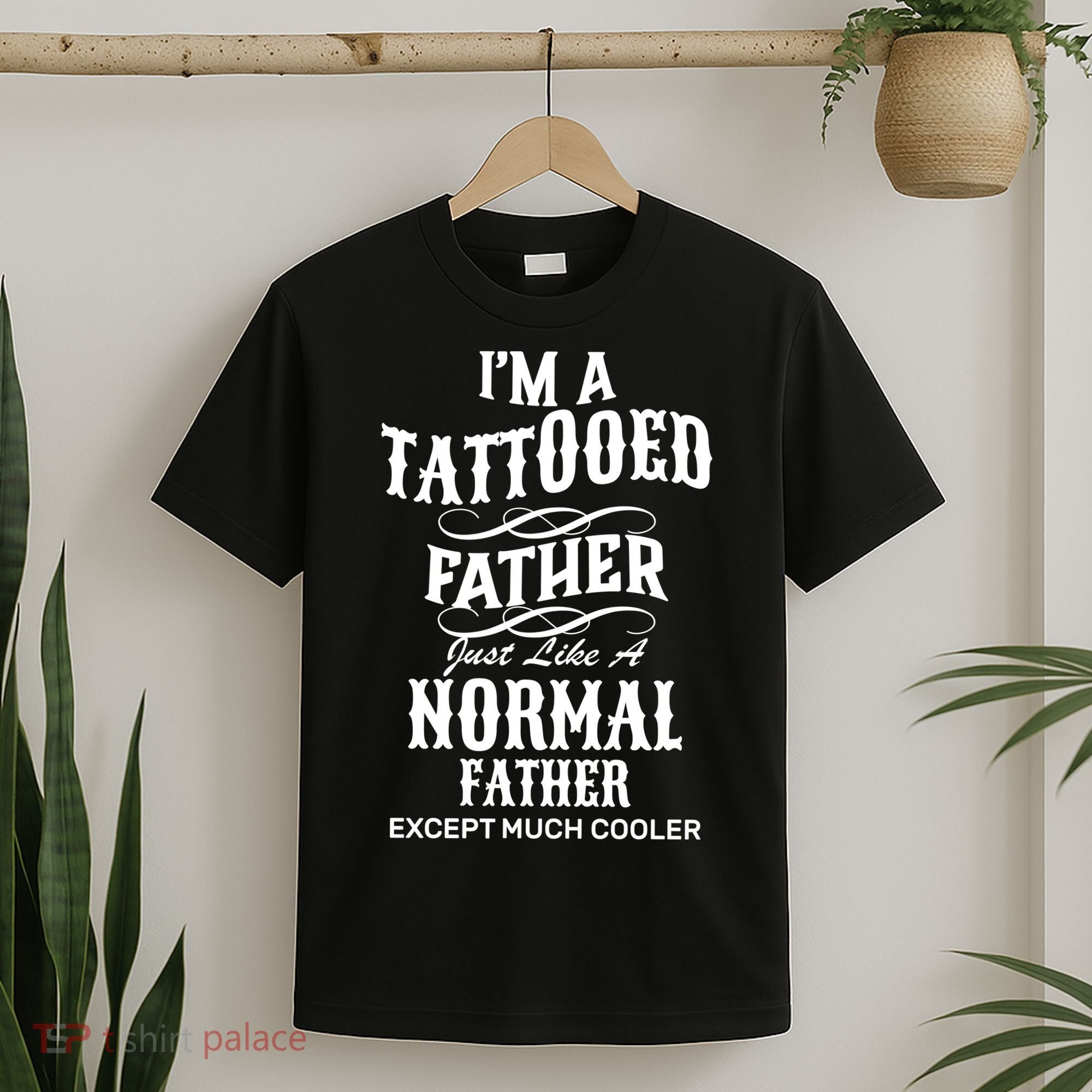 Cool Tattooed Father T-Shirt