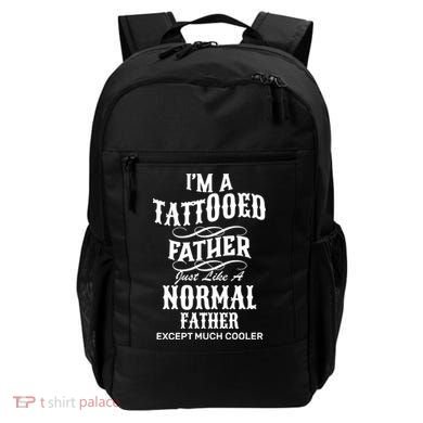 Cool Tattooed Father Backpack