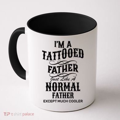Cool Tattooed Father Coffee Mug