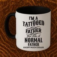 Cool Tattooed Father Coffee Mug thumb 2