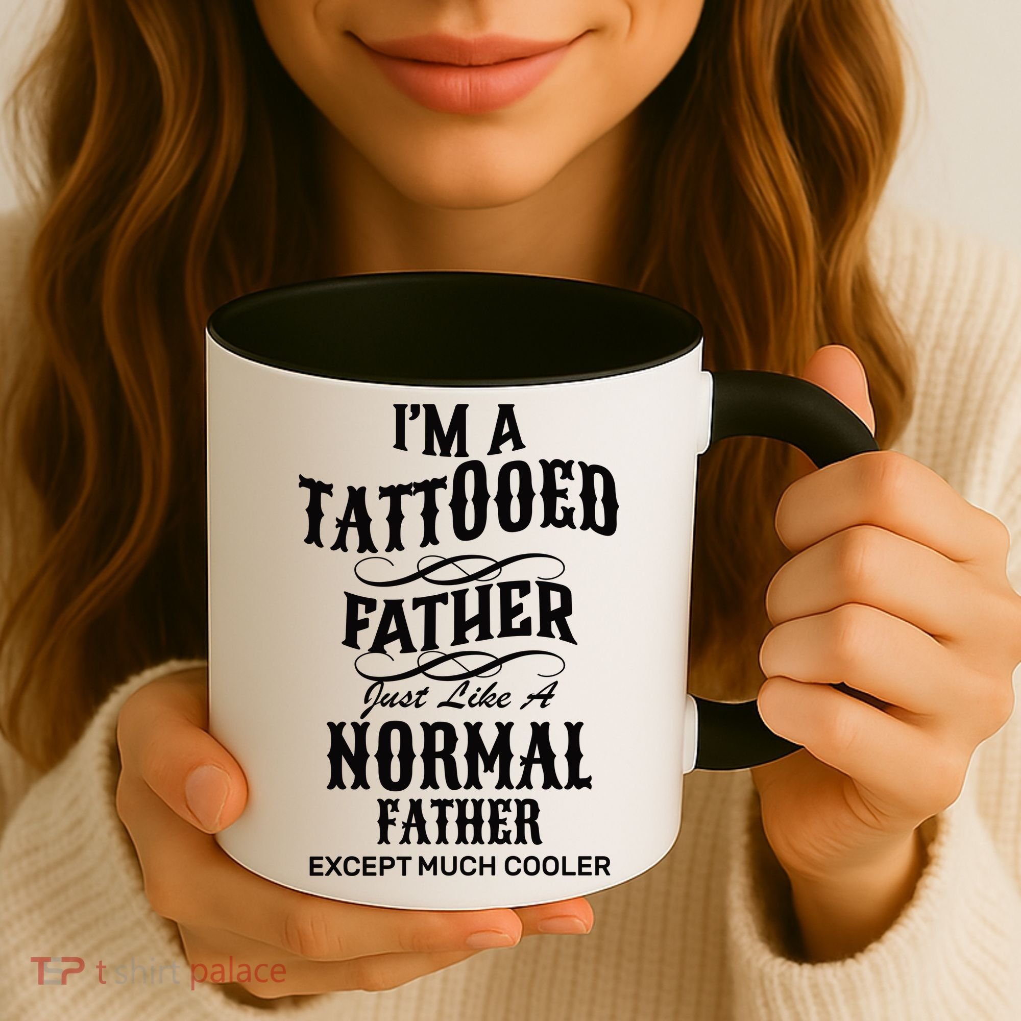 Cool Tattooed Father Coffee Mug