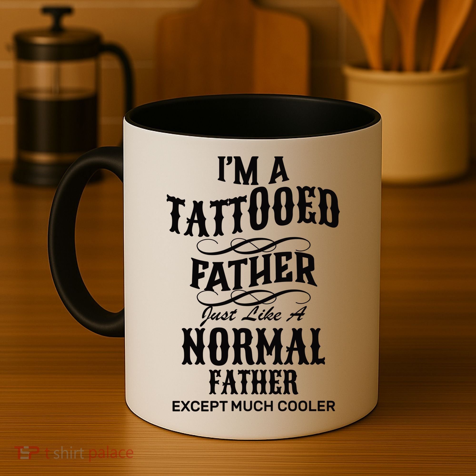 Cool Tattooed Father Coffee Mug