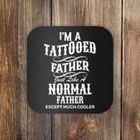 Cool Tattooed Father Coaster thumb 0