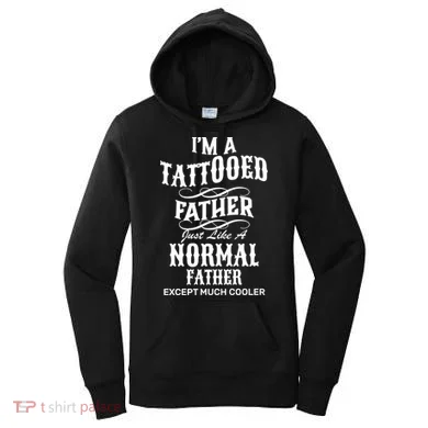 Cool Tattooed Father Women's Hoodie
