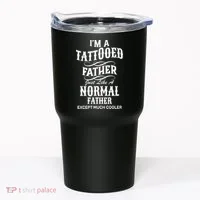 Cool Tattooed Father Tumbler thumb 0
