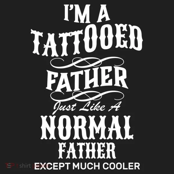 Cool Tattooed Father Tumbler