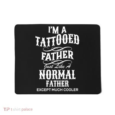 Cool Tattooed Father Mousepad