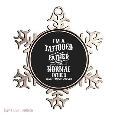 Cool Tattooed Father Ornament