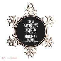 Cool Tattooed Father Ornament thumb 0
