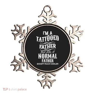 Cool Tattooed Father Ornament