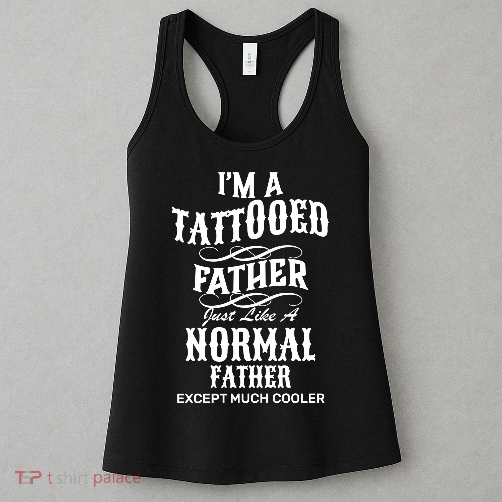 Cool Tattooed Father Women's Tank Top