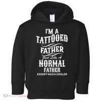 Cool Tattooed Father Toddler Hoodie thumb 0