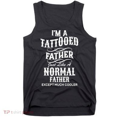 Cool Tattooed Father Tank Top