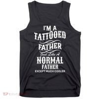 Cool Tattooed Father Tank Top thumb 0