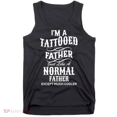 Cool Tattooed Father Tank Top