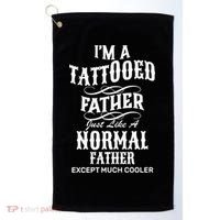 Cool Tattooed Father Golf Towel thumb 0