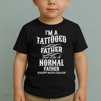 Cool Tattooed Father Toddler T-Shirt thumb 2