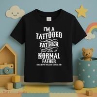 Cool Tattooed Father Toddler T-Shirt thumb 3